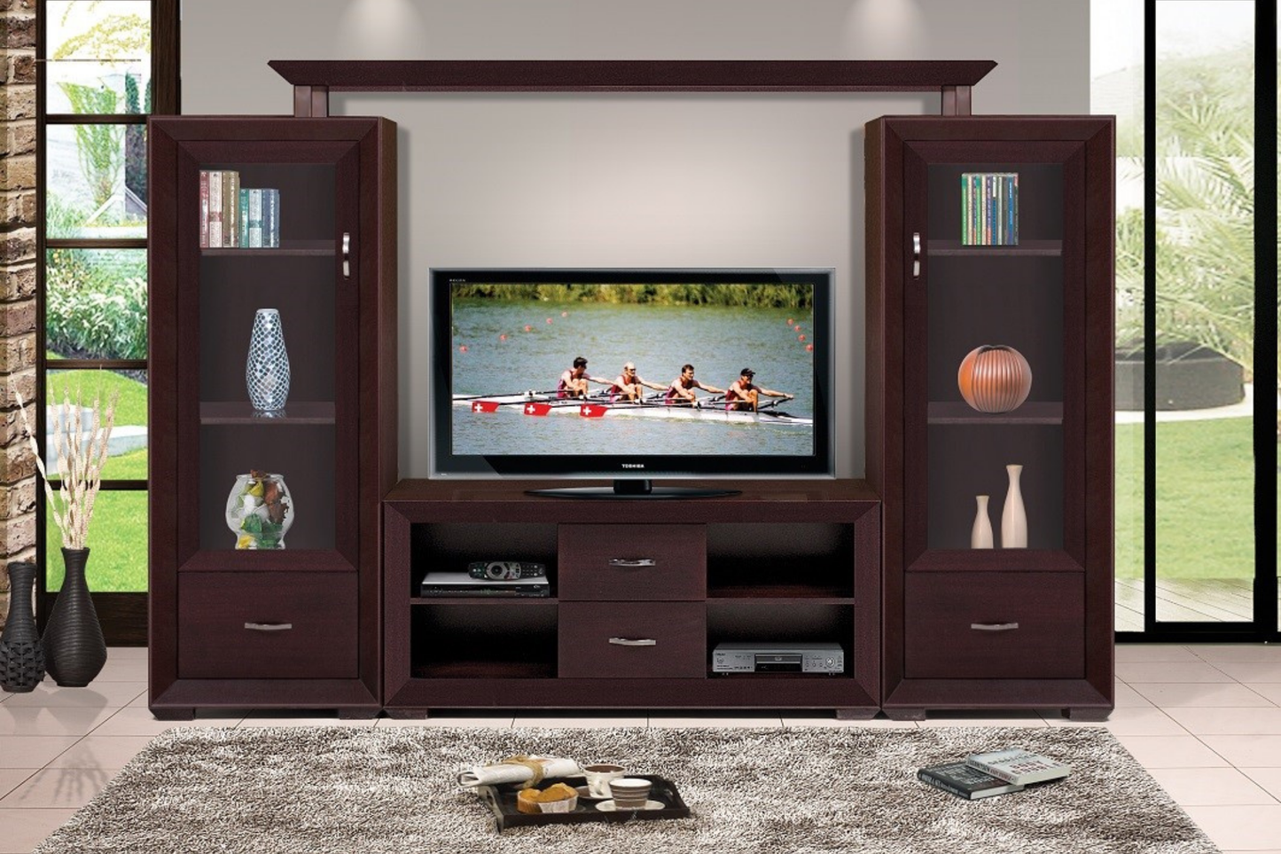 Boston 4 Piece Wall Unit