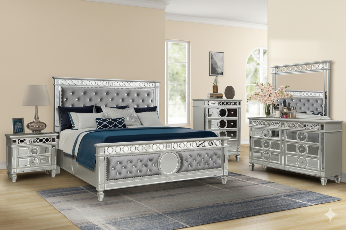 502 Mirror Bedroom Suite