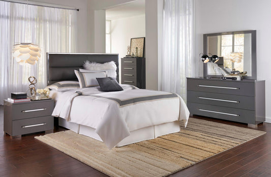 Dimora City Metal Bed with Pedestals