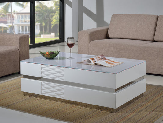 Max White Coffee Table