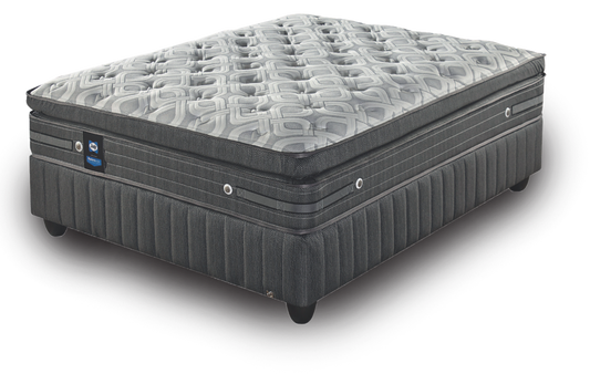 Sealy Claris Medium Pillow top Queen Size Base Set