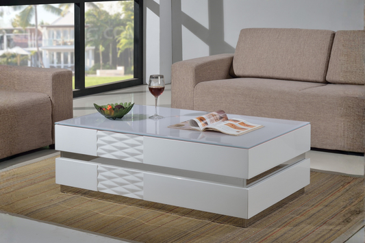 Max White Coffee Table