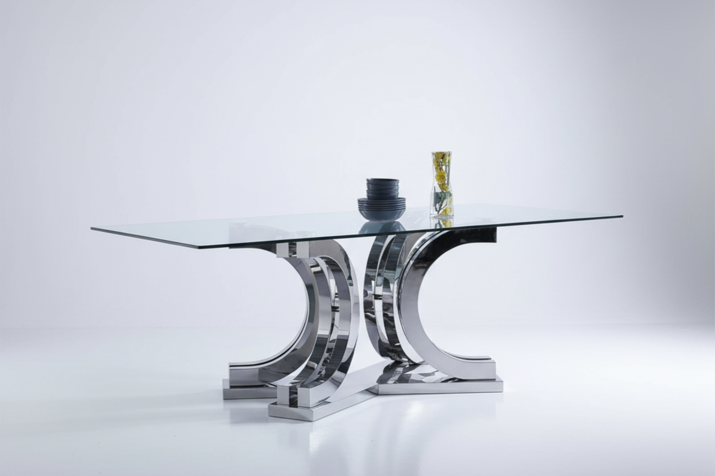 Split C 9 Piece Dining Table and Chairs